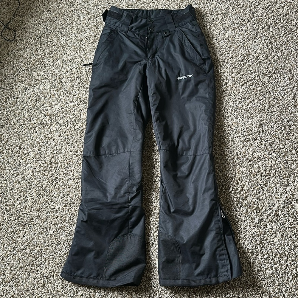 Arctix Black snow pants, size XS
